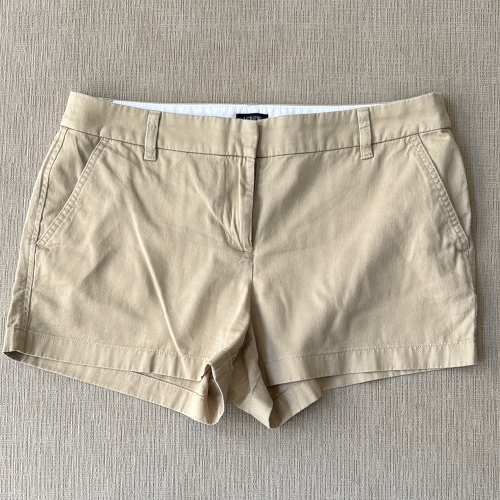 J. Crew Tan Bermuda‎ Shorts Lightweight Cotton